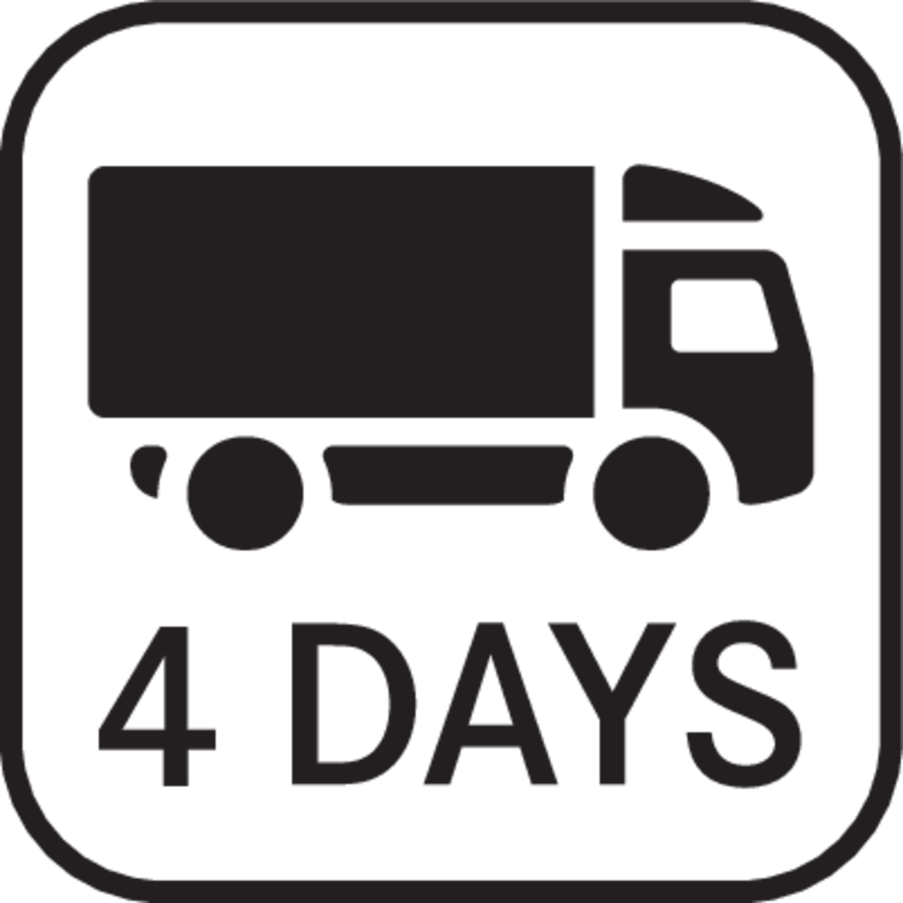 Lieferung LKW 4 Tage