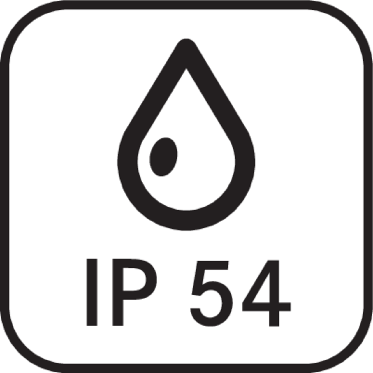 Staub- und Spritzwasserschutz IP54