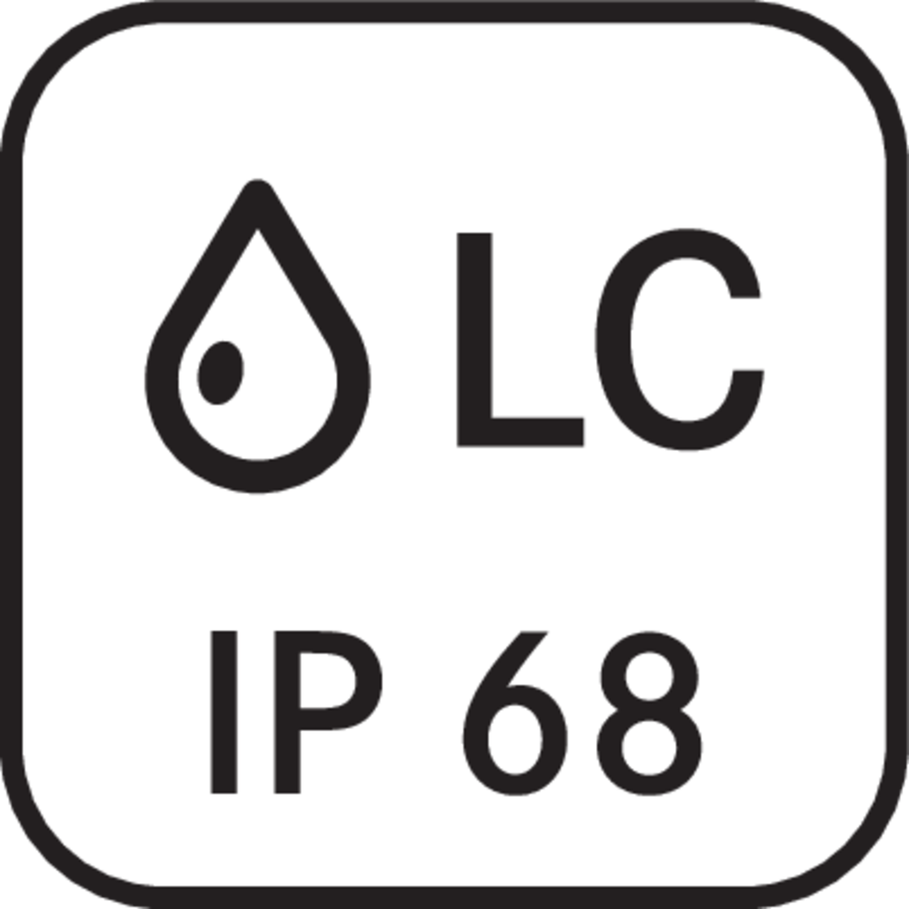 Wägezelle: Staub- und Spritzwasserschutz IP68