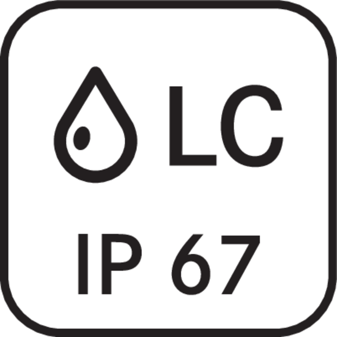 Wägezelle: Staub- und Spritzwasserschutz IP67